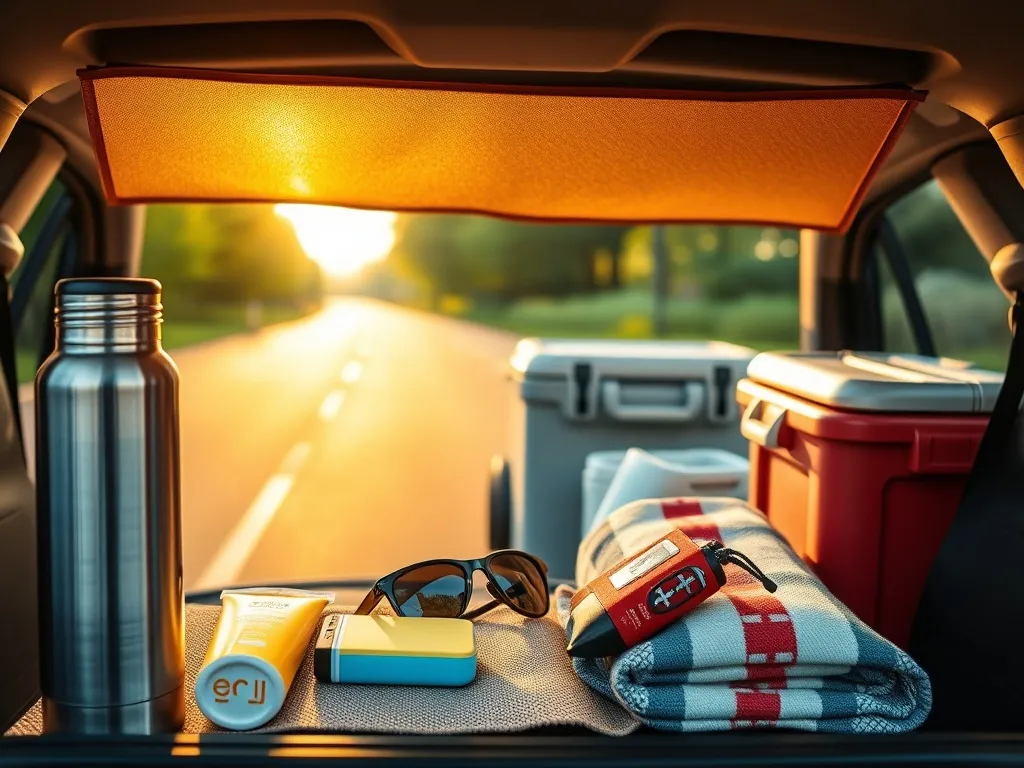 Co warto mieć w samochodzie latem?